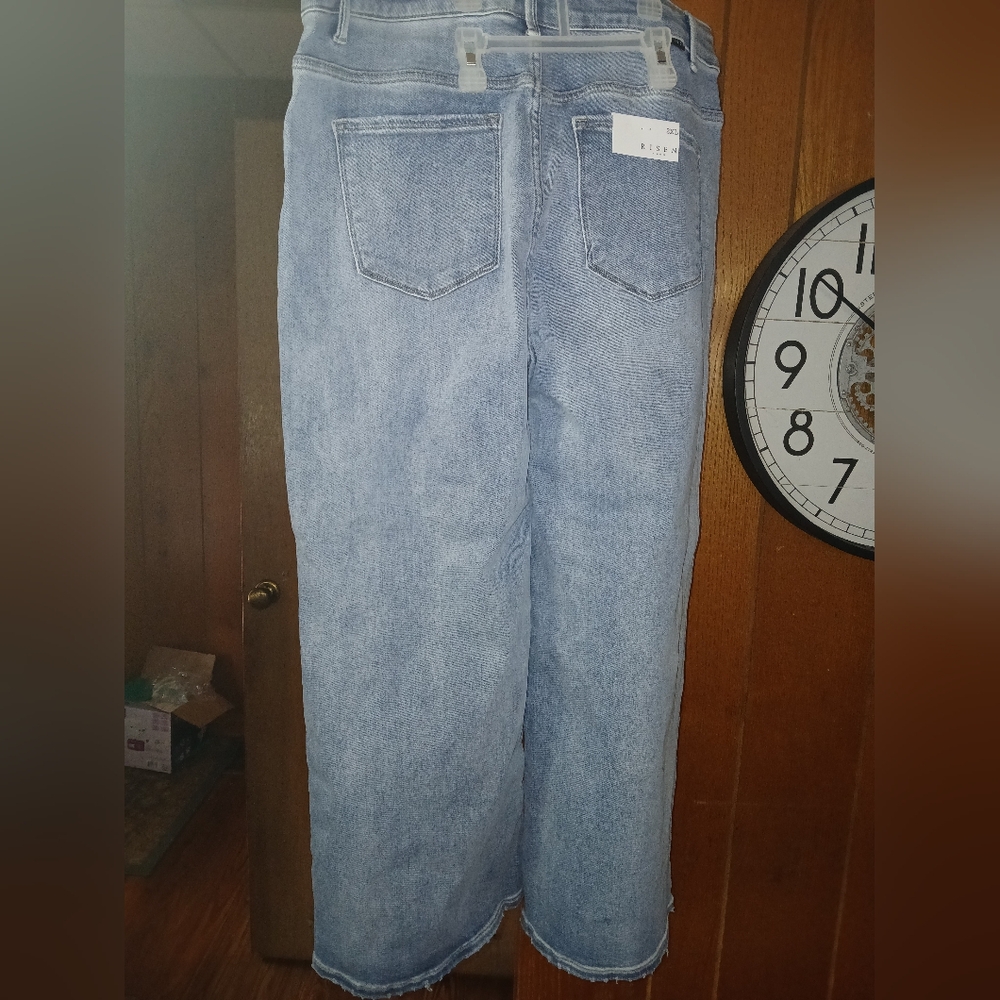 High Rise Wide Leg Jeans By Risen - Picture 5 of 8